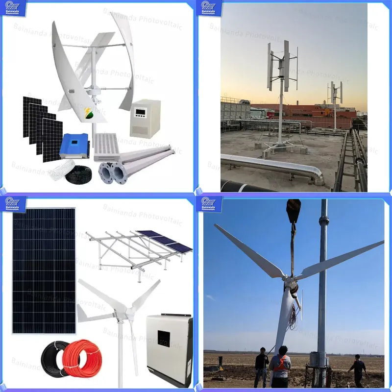 Wind Solar Hybrid Kit - 3KW 5KW 10KW Hybrid Wind-Solar-Energiesystem-Kit MPPT-Controller