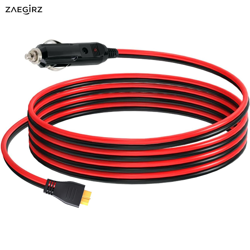 Anker Power Station Solix C1000 - 1,5m/5Ft XT60-zu-Auto-Zigarettenanzünder-Kabel für Anker SOLIX C300/C800/Plus/C1000/F1200/F1500/F2000