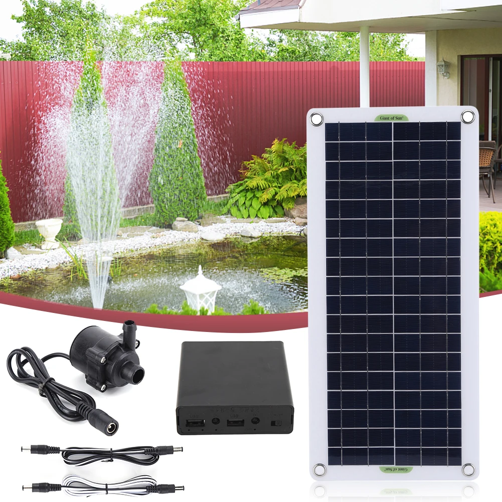 Solar Pool Pump Kit - 30W 800L/H DC 18V Geräuscharme Bürstenlose