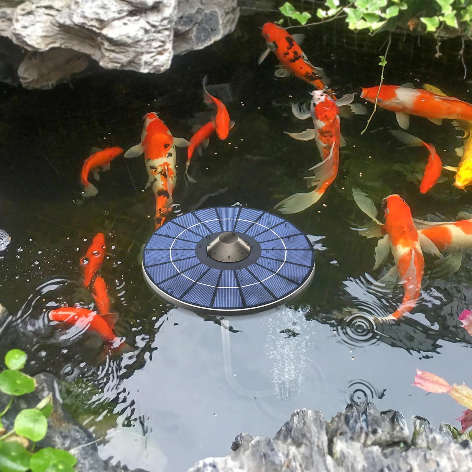 Solar Pool Pump Kit - Solarbetriebene Teichbelüfterpumpe, Aquarium-Belüfterpumpe mit 1,5 m