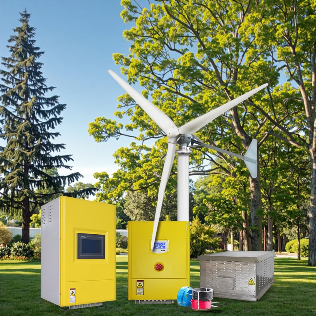 Wind Solar Hybrid Kit - 2000W 12V/24V Windturbinen-Generator-Set für den Heimgebrauch