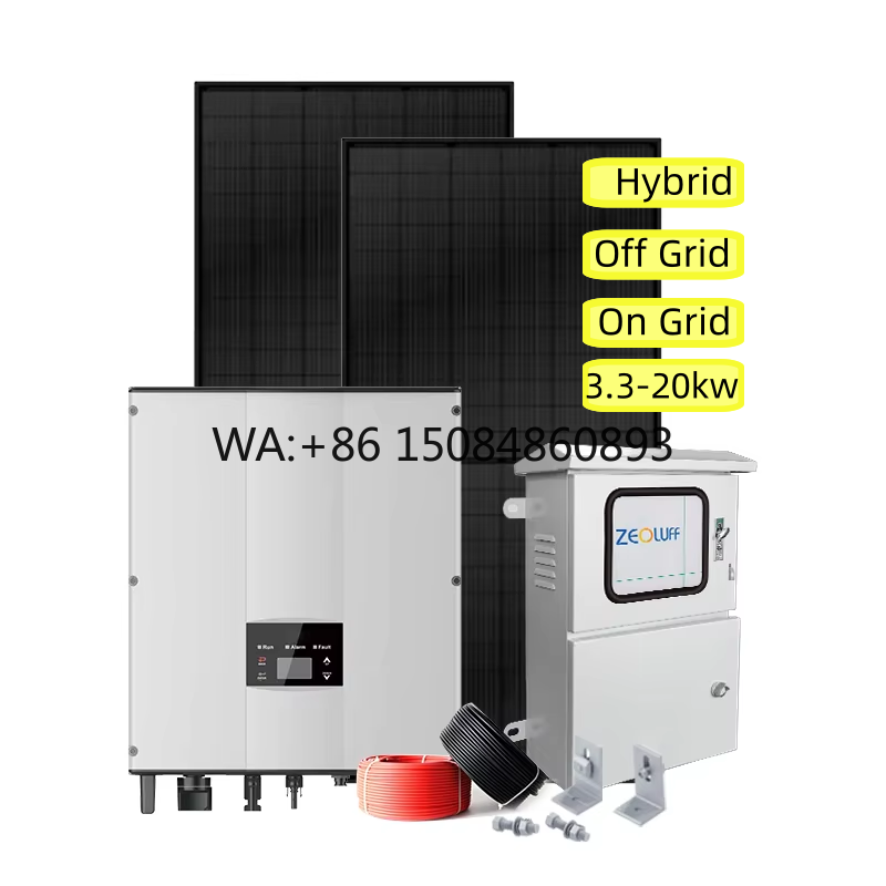 Wind Solar Hybrid Kit - Verschiedene 4kW System-Batterie-Photovoltaik-Kits 6 kW mit