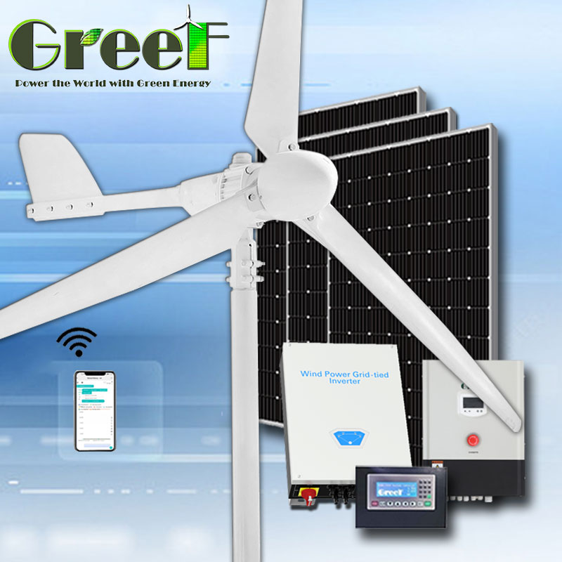 20KW Hochleistungs-Elektro-Sol – Wind Solar Hybrid Kit Bewertung und Preis