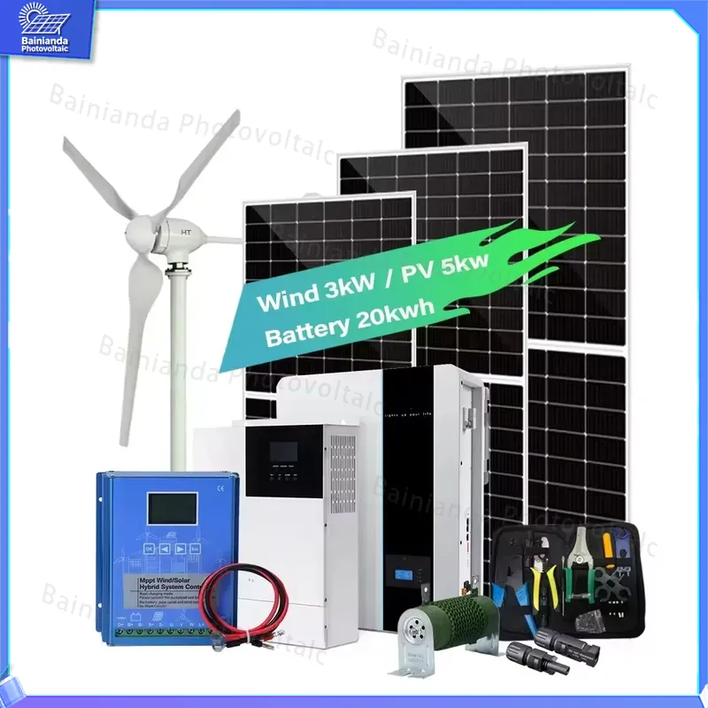 3KW Solar-Windturbinen-Generat – Wind Solar Hybrid Kit Bewertung und Preis