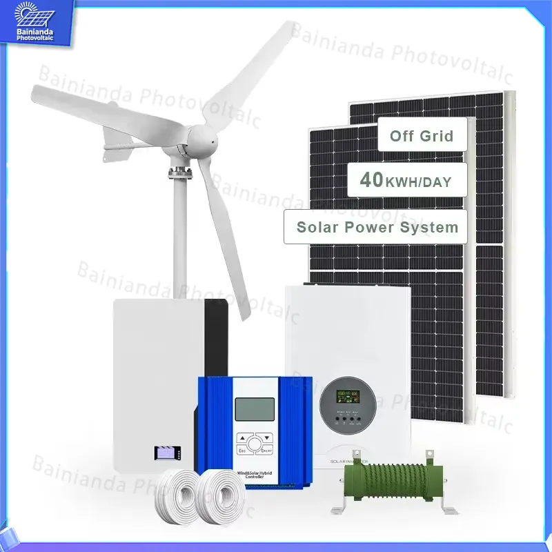 3KW Solar-Windturbinen-Generat – Wind Solar Hybrid Kit Bewertung und Preis