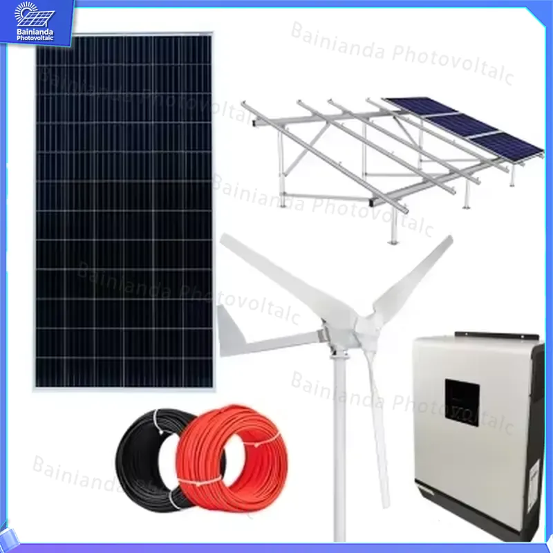 3KW 5KW 10KW Hybrid Wind-Solar – Wind Solar Hybrid Kit Bewertung und Preis