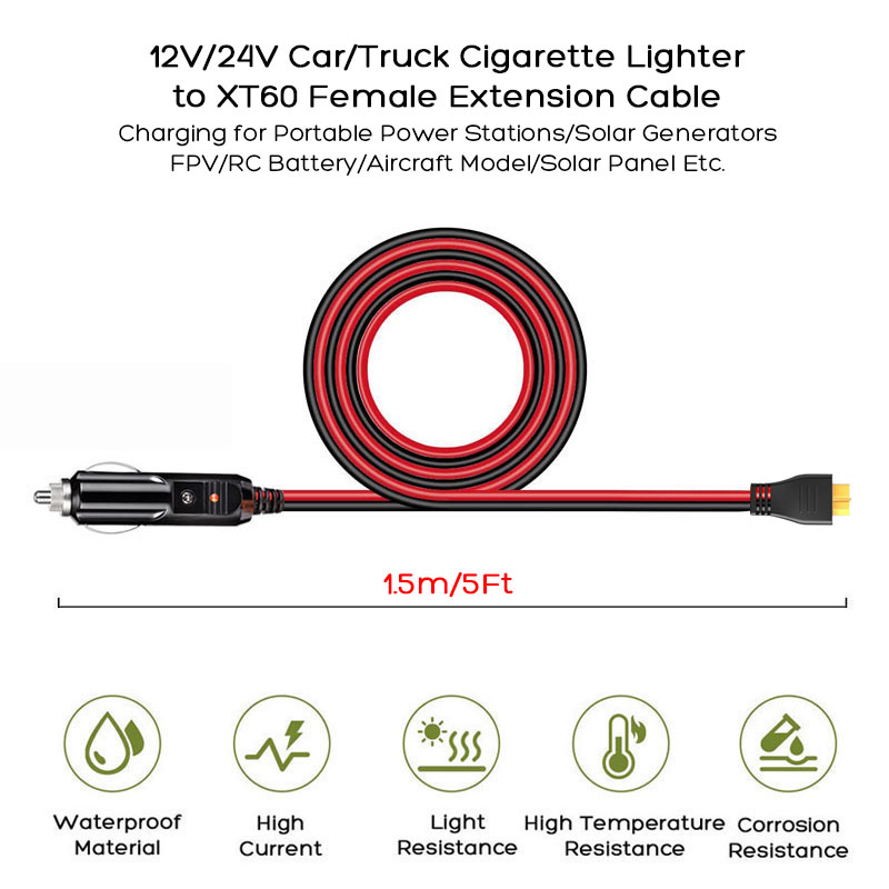 1,5m/5Ft XT60-zu-Auto-Zigarett – Anker Power Station Solix C1000 Bewertung und Preis