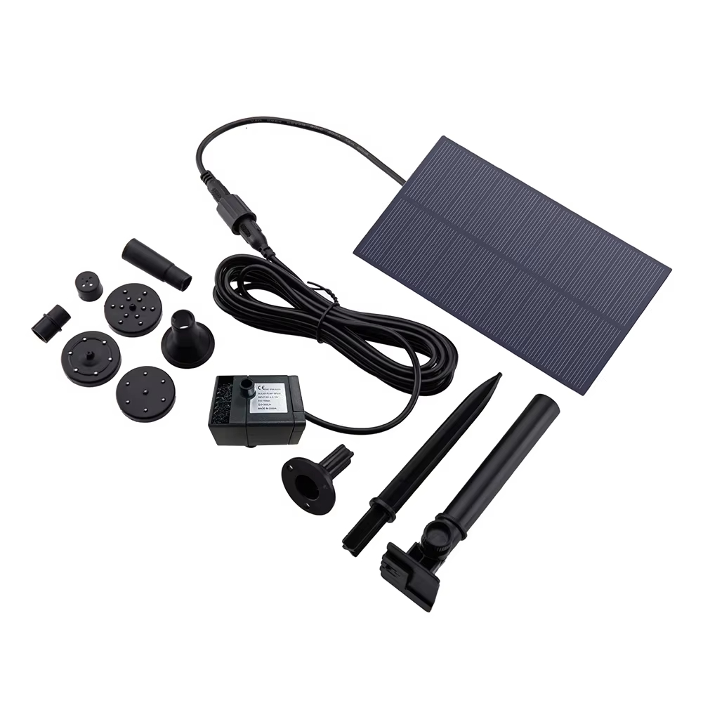 Mini 5W 5V Solar-Springbrunnen – Solar Pool Pump Kit Bewertung und Preis