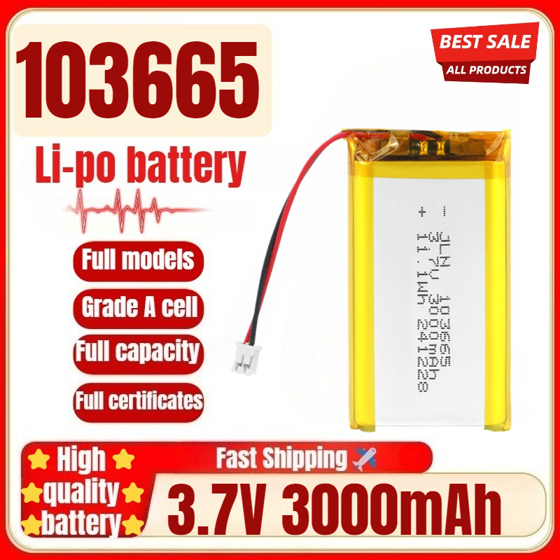 103665 3,7 V 3000 mAh Polymer- – Renewable Energy Source Bewertung und Preis