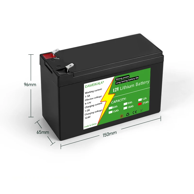 12V 6Ah-21Ah 18650 Lithium-Akk – Renewable Energy Source Bewertung und Preis