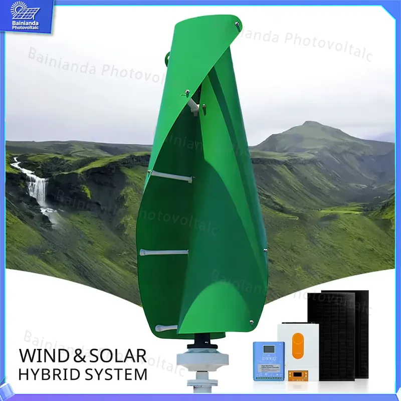 5kW 10kW Hybrid-Solar-Windturb – Wind Solar Hybrid Kit Bewertung und Preis